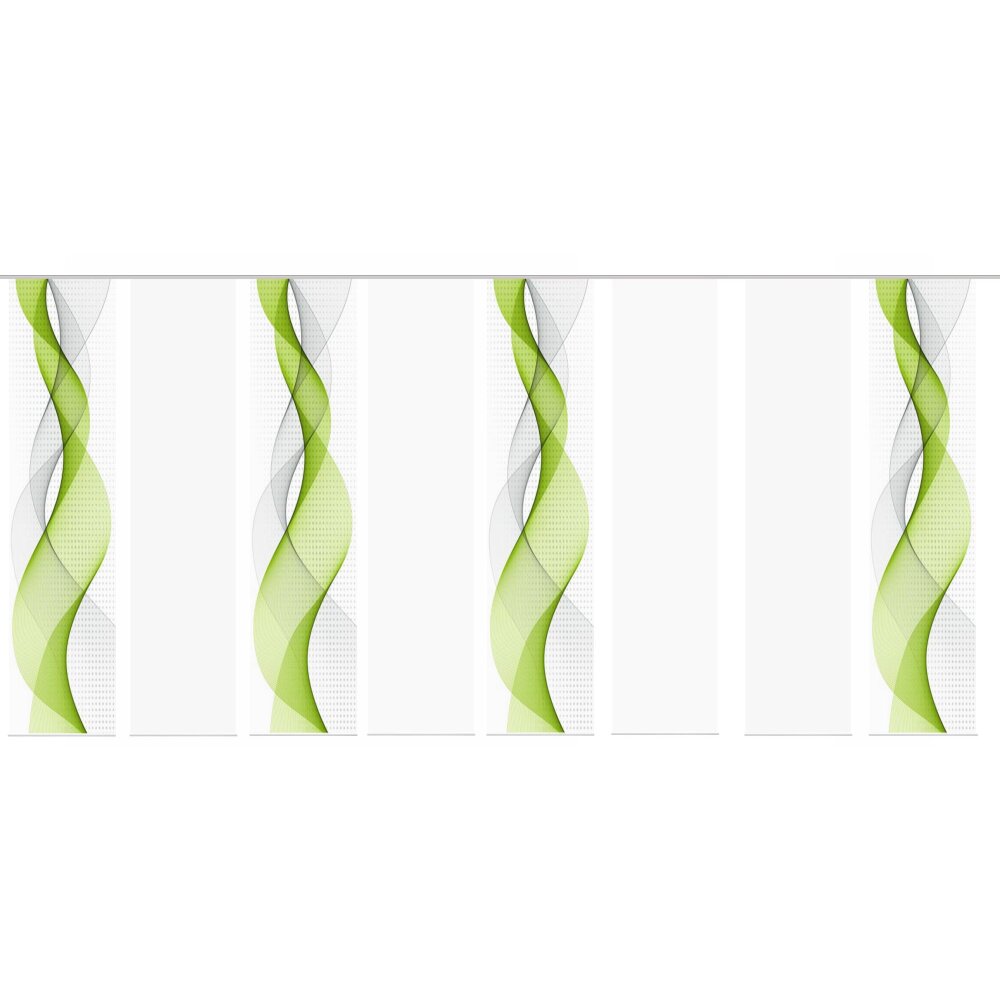 grün 8er Set Wohnfuehlidee Schiebevorhang - Dilaila bei