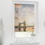 Lichtblick Rollo Klemmfix, Motiv Tower Bridge, Digitaldruck, blickdicht, Farbe rot/weiß