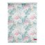 Lichtblick Rollo Klemmfix, Motiv Flamingo, Digitaldruck, blickdicht, Farbe rosa-grün BxH 90x150 cm