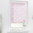 Lichtblick Rollo Klemmfix, Motiv Kleine Sterne, Digitaldruck, blickdicht, Farbe rosa BxH 120x150 cm