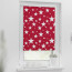 Lichtblick Rollo Klemmfix, Motiv Kleine Sterne, Digitaldruck, blickdicht, Farbe rot BxH 120x150 cm