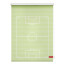 Lichtblick Rollo Klemmfix, Motiv Fußball, Digitaldruck, blickdicht, Farbe grün BxH 60x150 cm