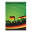 Lichtblick Rollo Klemmfix, Motiv Deutschlandfahne, Digitaldruck, Verdunklung, Farbe grün BxH 45x150 cm