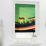 Lichtblick Rollo Klemmfix, Motiv Deutschlandfahne, Digitaldruck, Verdunklung, Farbe grün BxH 120x150 cm