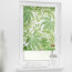 Lichtblick Rollo Klemmfix, Motiv Blätter, Digitaldruck, Verdunklung, Farbe grün