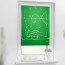 Lichtblick Rollo Klemmfix, Motiv Spieltaktik, Digitaldruck, Verdunklung, Farbe grün