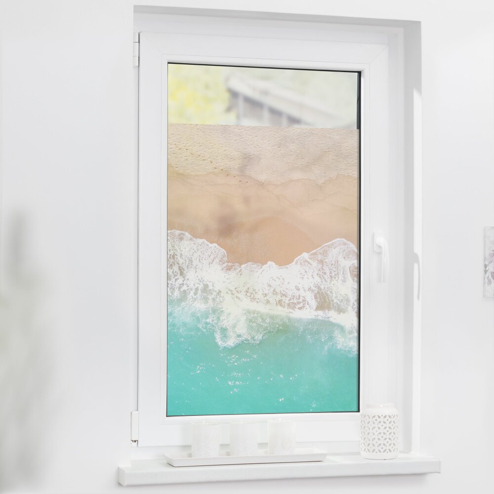 Fensterfolie selbstklebend The Beach | Wohnfuehlidee