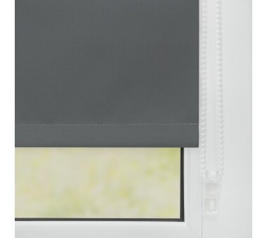 Lichtblick Thermo-Rollo Haftfix, Montage ohne Bohren, Verdunklung, grau BxH 90x150 cm