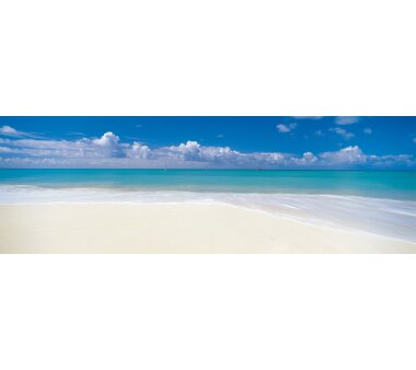Fototapete SUNNY DECOR, DESERTED BEACH, 4 Teile, BxH 368 x 127 cm