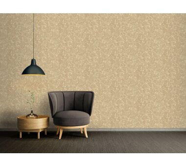 Architects Paper Vliestapete Absolutely chic, Grafik 369745 beige-braun-metallic, 10,05 x 0,53 m