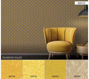 Architects Paper Vliestapete Absolutely chic, Grafik 369745 beige-braun-metallic, 10,05 x 0,53 m