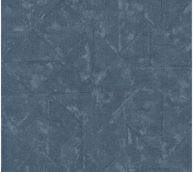 Architects Paper Vliestapete Absolutely chic, Grafik 369751 blau-grau-Metallic, 10,05 x 0,53 m