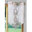 Scheibenhänger XMAS mit Stangendurchzug, transparent, Farbe braun HxB 100x60 cm