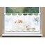 Cafehaus-Gardine HARMONY  mit Schlaufen, transparent, Farbe natur, HxB 45x120 cm