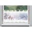 Cafehaus-Gardine HIRALIA  mit Schlaufen, transparent, Farbe natur, HxB 45x120 cm