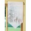 Scheibenhänger HIRALIA mit Stangendurchzug, transparent, Farbe natur