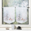 Scheibenhänger HIRALIA, 2er Set, mit Stangendurchzug, transparent, Farbe natur, HxB 45 x 30 cm