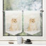 Scheibenhänger SWEETY, 2er Set, mit Stangendurchzug, transparent, Farbe natur, HxB 45 x 30 cm