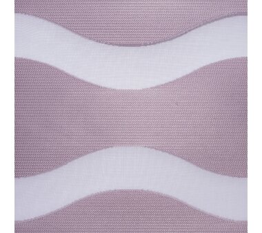 LIEDECO Klemmfix Duo-Rollo mini, Dessin WAVE, Farbe altrosa 40x150 cm