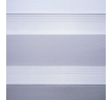 LIEDECO Klemmfix Duo-Rollo mini, Farbe grau, 3-farbig 70x150 cm