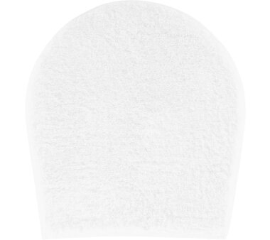 GRUND Badteppich-Serie Melange, unifarben, Farbe weiß 47x50 cm, Deckelbezug uni
