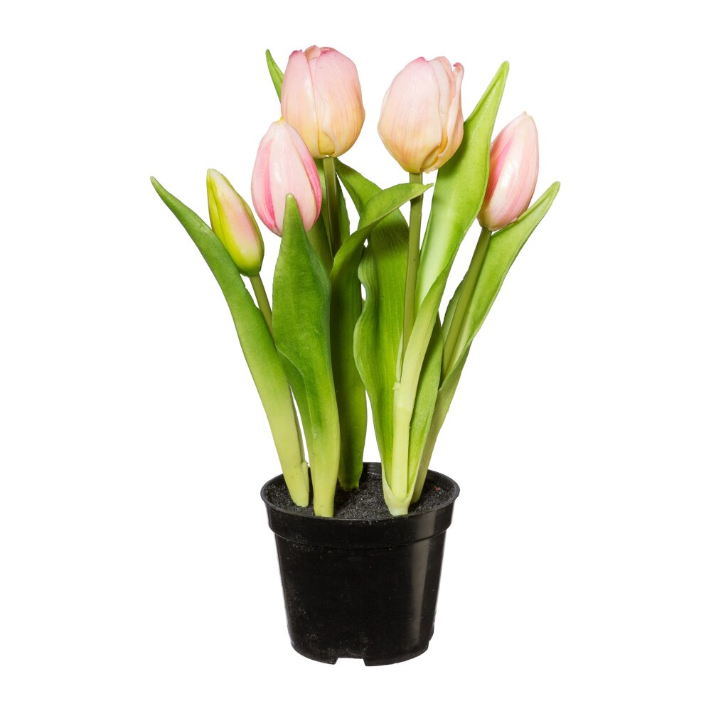 ca. kaufen cm-online rosa, 25 Kunstpflanze Tulpen