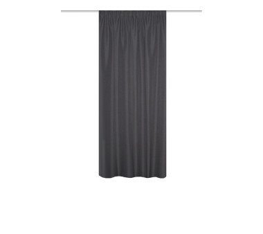 Thermo-Einzelschal ADRIANA blickdicht, mit Kombi-Band, Farbe grau HxB 225x135 cm