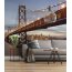 Fototapete SUNNY DECOR, BAY BRIDGE, 8 Teile, BxH 368 x 254 cm