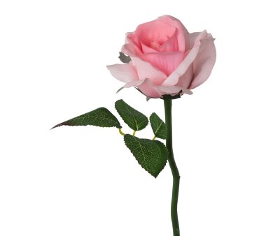 Kunstblume Rose, 5er Set, Farbe rosa, Höhe ca. 32 cm