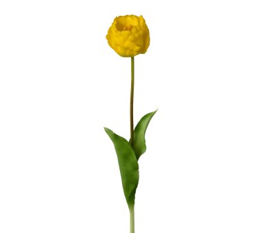 Kunstblume Tulpe gefüllt, 2er Set, Farbe gelb,...