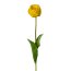 Kunstblume Tulpe gefüllt, 2er Set, Farbe gelb, Höhe ca. 58 cm