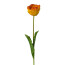 Kunstblume Tulpe gefüllt, 2er Set, Farbe orange, Höhe ca. 58 cm