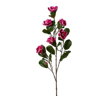 Kunstpflanze Magnolienzweig, Farbe cerise, Höhe ca....