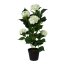 Kunstpflanze Hortensie, Farbe weiß, im Topf, Höhe ca. 92 cm