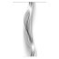 Schiebevorhang Deko blickdicht ALENIA, Farbe grau, Größe BxH 60x245 cm