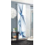 Schiebevorhang Deko blickdicht FRANKLIN, Farbe blau, Größe BxH 60x245 cm