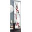 Schiebevorhang Deko blickdicht FRANKLIN, Farbe rot, Größe BxH 60x245 cm