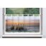 Cafehaus-Gardine EVENING  mit Schlaufen, Digitaldruck, transparent, Farbe natur, HxB 45x120 cm