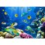 Vlies Fototapete no. 33 | Underwater WorldTiere Tapete Aquarium Unterwasser Meereswelt Meer Fische Riff Korallenriff blau