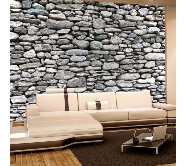 Vlies Fototapete no. 72 | Rocky Stone WallSteinwand Tapete Steinwand Steinoptik Stein Steine Wand Wall 3D braun