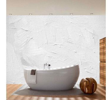 Vlies Fototapete no. 111 | Wall of white shades Kunst Tapete Wand Spachtel Hintergrund farbige Wand weiß beige weiß
