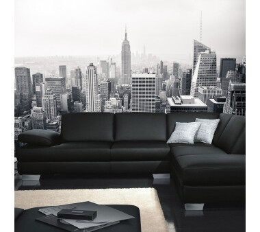 Vlies Fototapete no. 118 | Manhattan Skyline no. 2 USA Tapete New York City Amerika Empire State Building schwarz - weiß