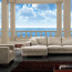 Vlies Fototapete no. 122 | Terrace View Silent Ocean Meer Tapete Ausblick Terrasse Seeblick 3D Strand Sonne Wolken blau