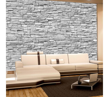 Vlies Fototapete no. 139 | Asian Stone Wall 2 - anreihbar Steinwand Tapete Steinoptik Stein Steine Wand Wall grau