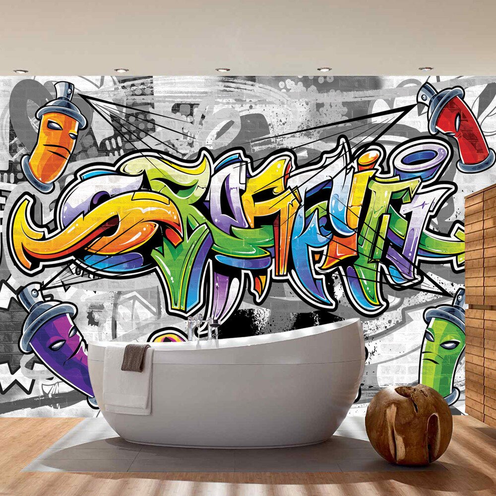 Fototapete no. 675 | Graffiti Tapete Dosen Schriftzug