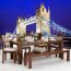 Vlies Fototapete no. 1221 | London Tapete London Tower Bridge City Miasto Skyline blau