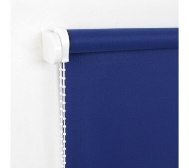 LIEDECO Seitenzugrollo Uni-Tageslicht 082 x 180 cm Fb.  dunkelblau