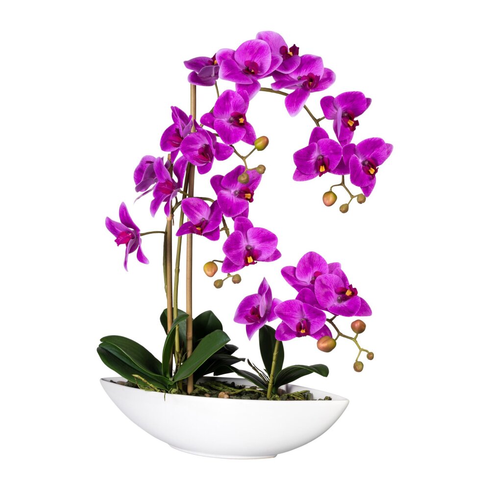 Kunstpflanze Orchidee lila, 60 cm | bei Wohnfuehlidee