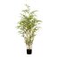 Kunstpflanze Bambus grün, ca. 1080 Blätter, im Kunststoff-Topf, Höhe ca. 130 cm