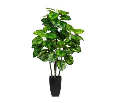 Kunstpflanze Maranta grün / gelb, 42 Blätter,...